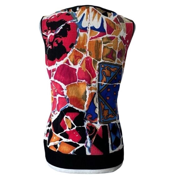 Peter Nygard Colorful Tank Top and Sweater Short Sleeve SZ S - Picture 4 of 11